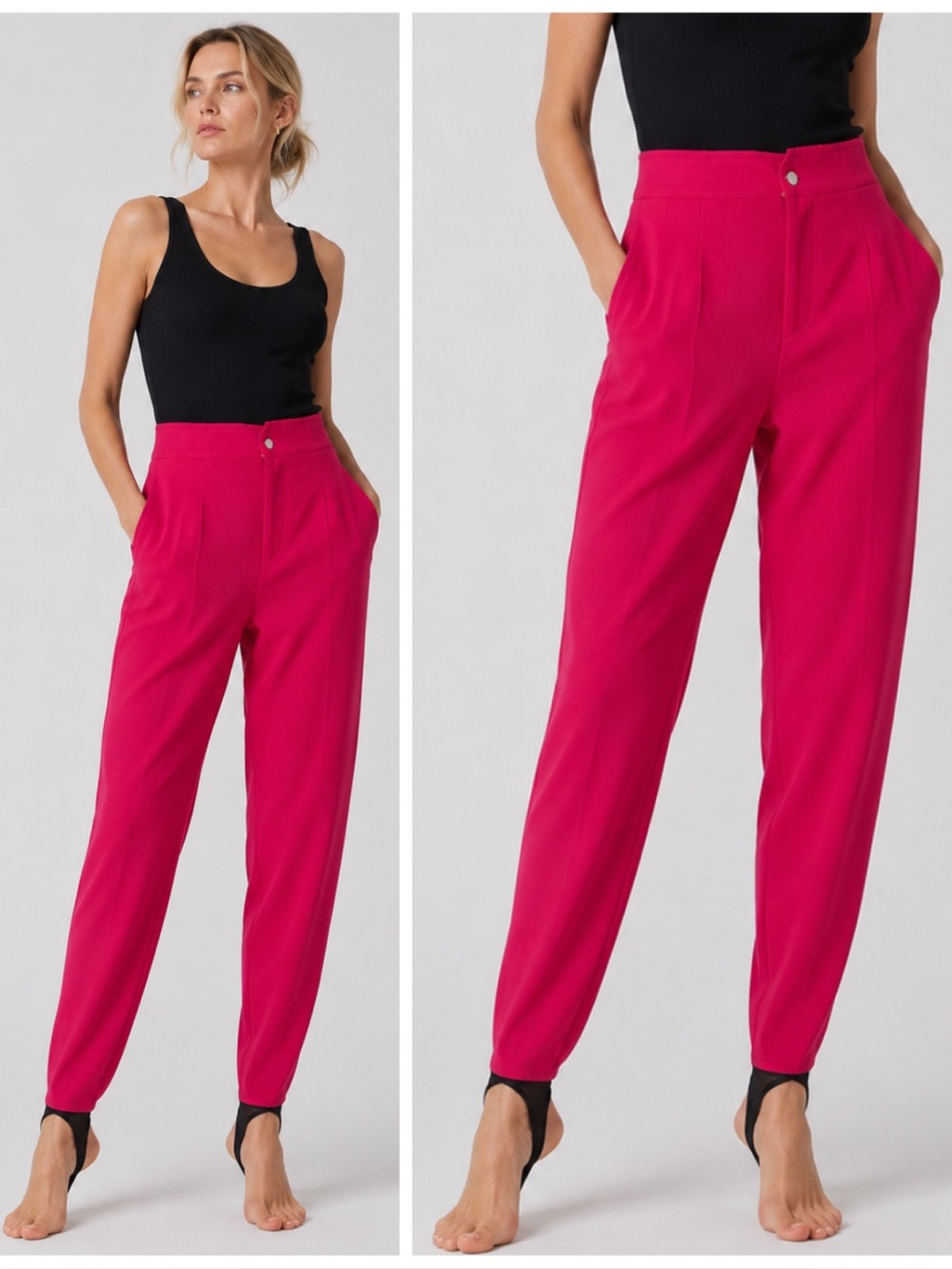 Bogner Stirrup Pants in Pink